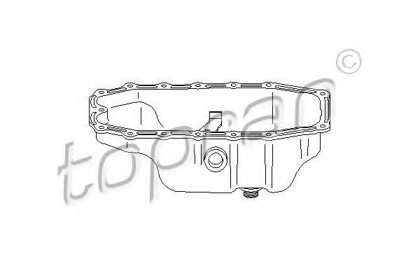 Масляный поддон TOPRAN 207 316