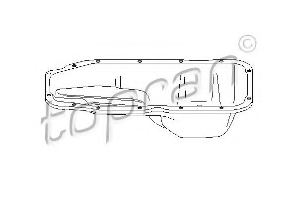Масляный поддон TOPRAN 205 595