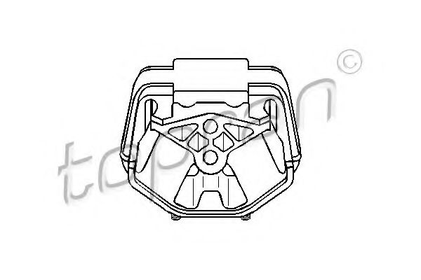 Подушка двигателя TOPRAN 201 366