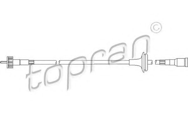Тросик спидометра TOPRAN 205 931