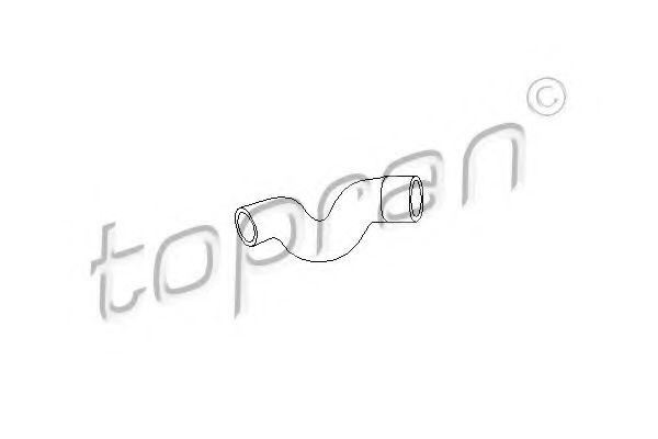Патрубок радиатора TOPRAN 205 713