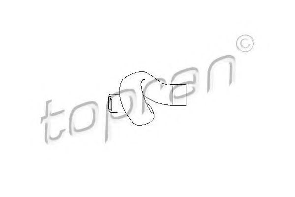 Патрубок радиатора TOPRAN 206 880