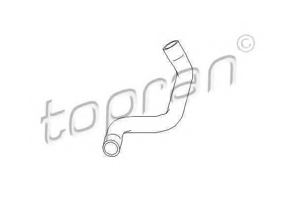 Патрубок радиатора TOPRAN 207 335