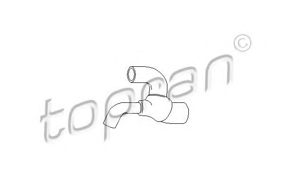 Патрубок радиатора TOPRAN 206 658