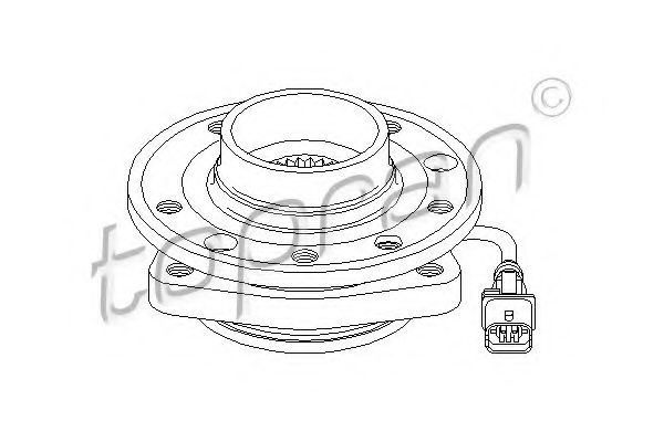 Ступица колеса TOPRAN 207 391