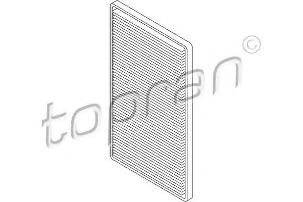 Фильтр салона TOPRAN 202 700