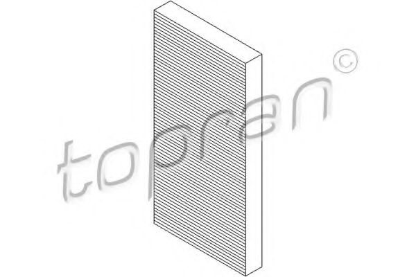 Фильтр салона TOPRAN 206 245