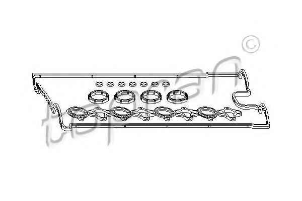 Комплект прокладки клапанной крышки  TOPRAN 207 052