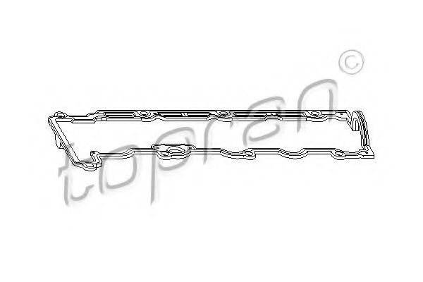 Прокладка клапанной крышки TOPRAN 206 132