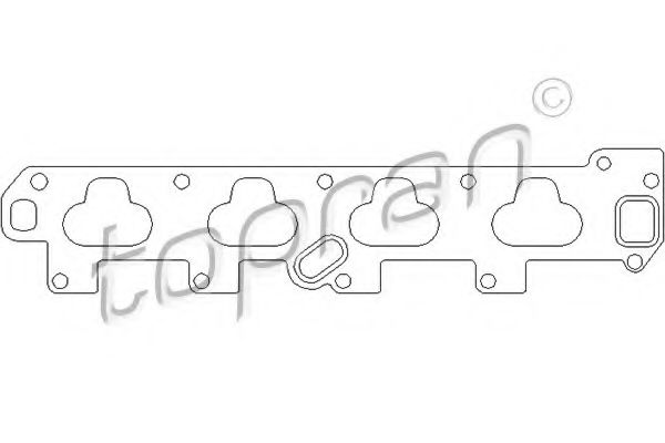 Прокладка впускного коллектора TOPRAN 205 862