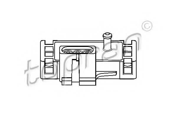Датчик давления наддува TOPRAN 206 952