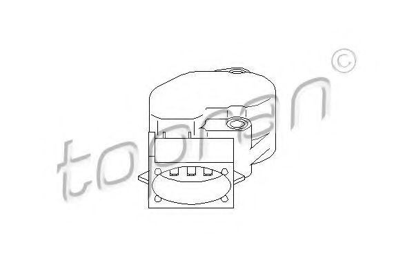 Датчик положение дроссельной заслонки TOPRAN 302 665