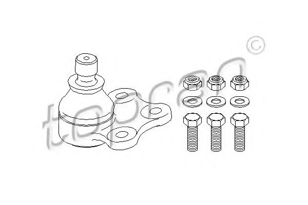 Шаровая опора TOPRAN 301 851