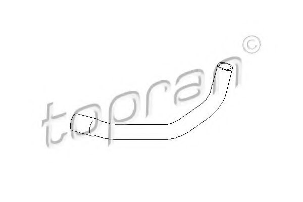 Патрубок радиатора TOPRAN 301 437