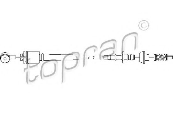 Тросик газа TOPRAN 302 775