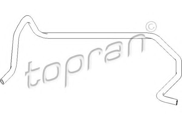 Патрубок радиатора TOPRAN 301 431