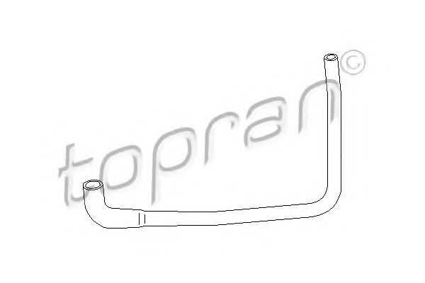 Патрубок радиатора TOPRAN 301 436