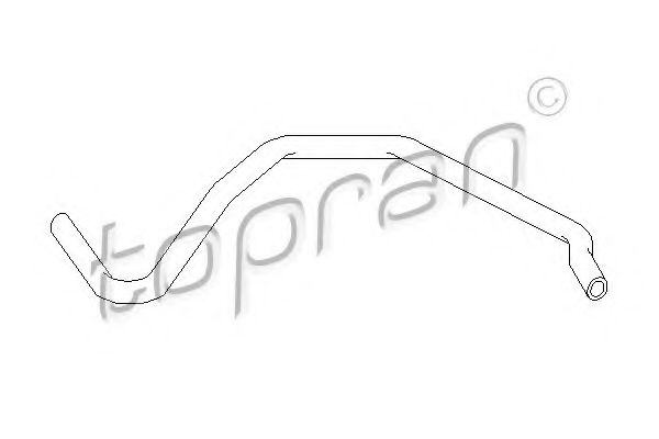 Патрубок радиатора TOPRAN 301 428
