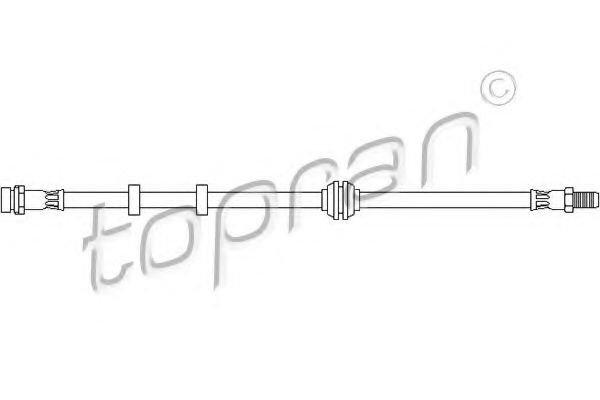 Тормозной шланг TOPRAN 301 058
