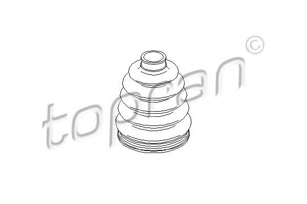 Пыльник шруса TOPRAN 302 378