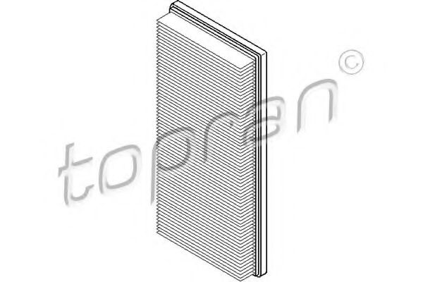 Воздушный фильтр TOPRAN 400 315