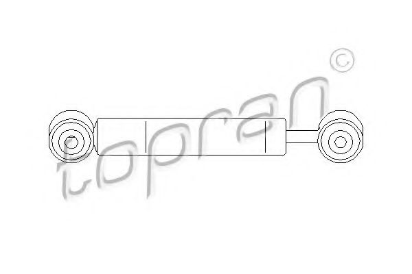 Ролик натяжной ремня генератора TOPRAN 400 300