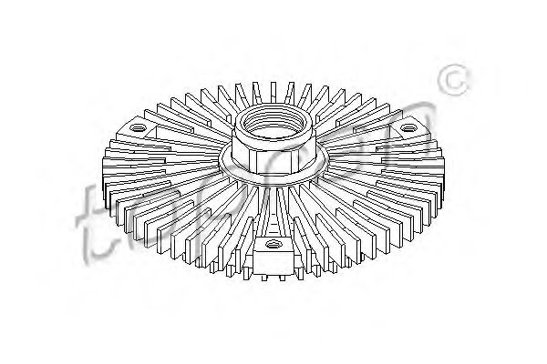 Вискомуфта вентилятора TOPRAN 401 187