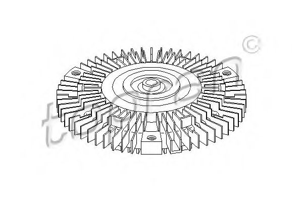 Вискомуфта вентилятора TOPRAN 401 188