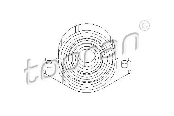 Подвесной подшипник карданного вала TOPRAN 400 083