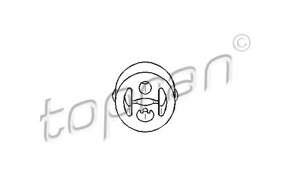 Кронштейн глушителя TOPRAN 400 232
