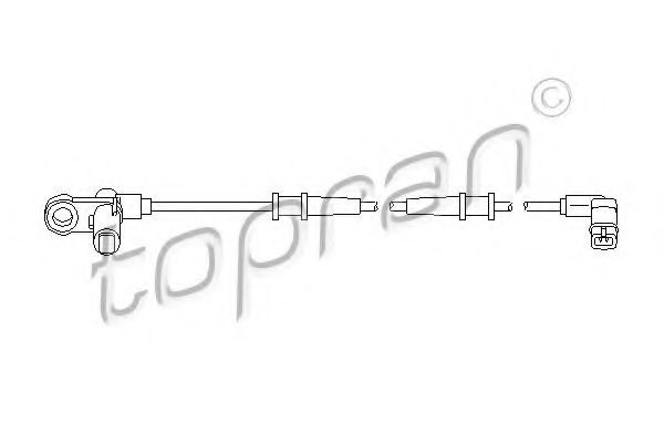 Датчик АБС TOPRAN 401 547