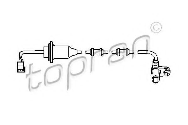 Датчик АБС TOPRAN 401 549