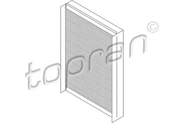 Фильтр салона TOPRAN 400 200