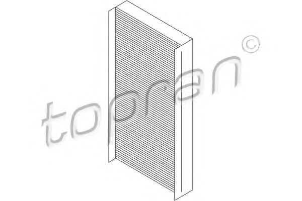 Фильтр салона TOPRAN 401 027