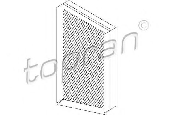 Фильтр салона TOPRAN 400 206