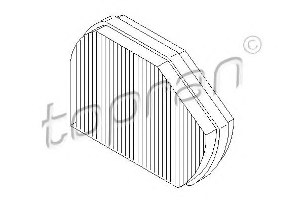 Фильтр салона TOPRAN 400 203