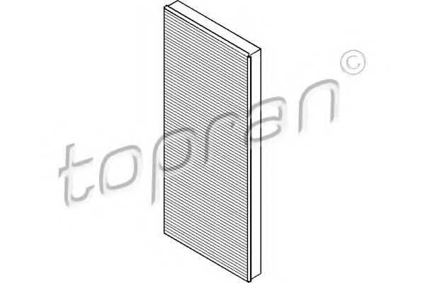 Фильтр салона TOPRAN 401 409