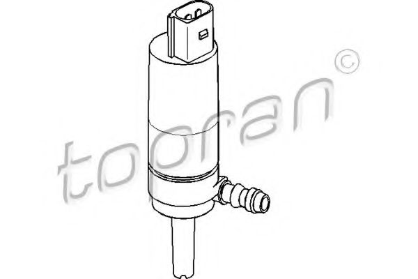 Водяной насос, система очистки фар TOPRAN 401 028