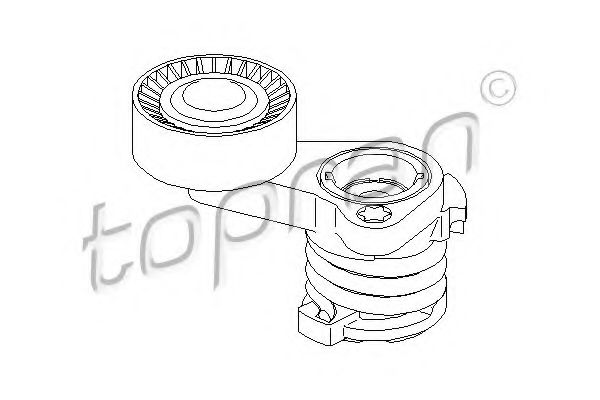 Ролик натяжной ремня генератора TOPRAN 501 497