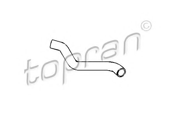 Патрубок радиатора TOPRAN 501 565