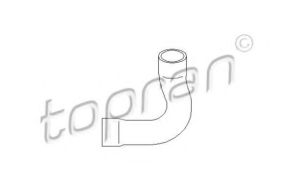 Патрубок радиатора TOPRAN 501 570