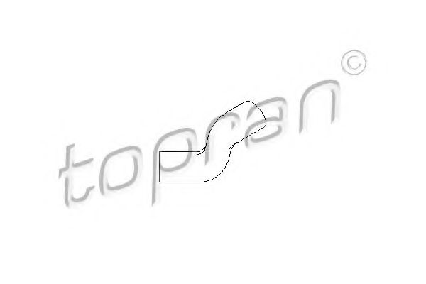 Патрубок радиатора TOPRAN 501 576