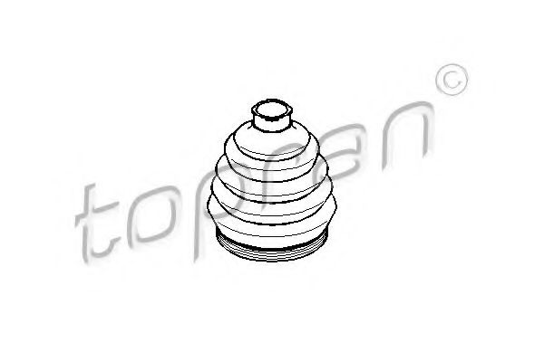 Пыльник шруса TOPRAN 501 598