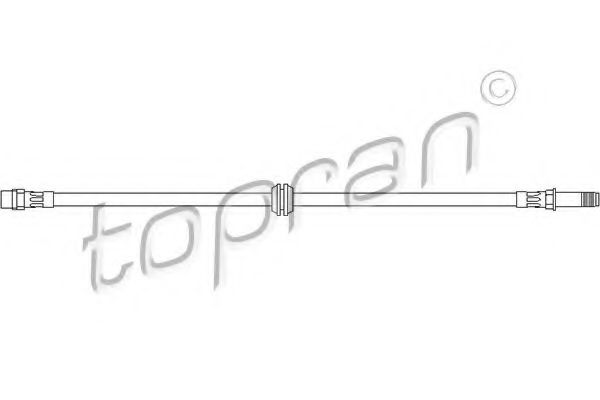 Тормозной шланг TOPRAN 500 756