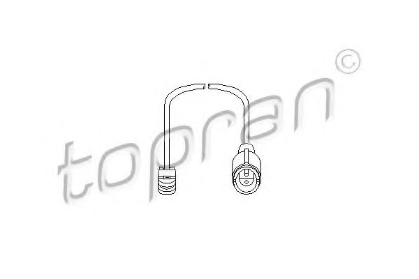 Датчик износа тормозных колодок TOPRAN 500 662