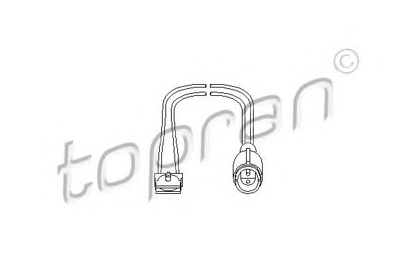 Датчик износа тормозных колодок TOPRAN 500 669