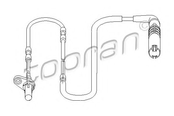 Датчик АБС TOPRAN 501 457