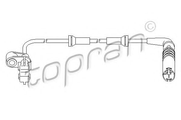 Датчик АБС TOPRAN 501 235