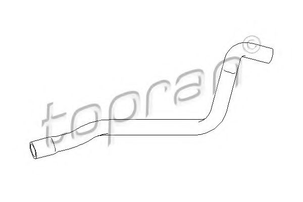 Патрубок радиатора TOPRAN 501 579