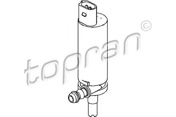 Водяной насос, система очистки фар TOPRAN 500 556